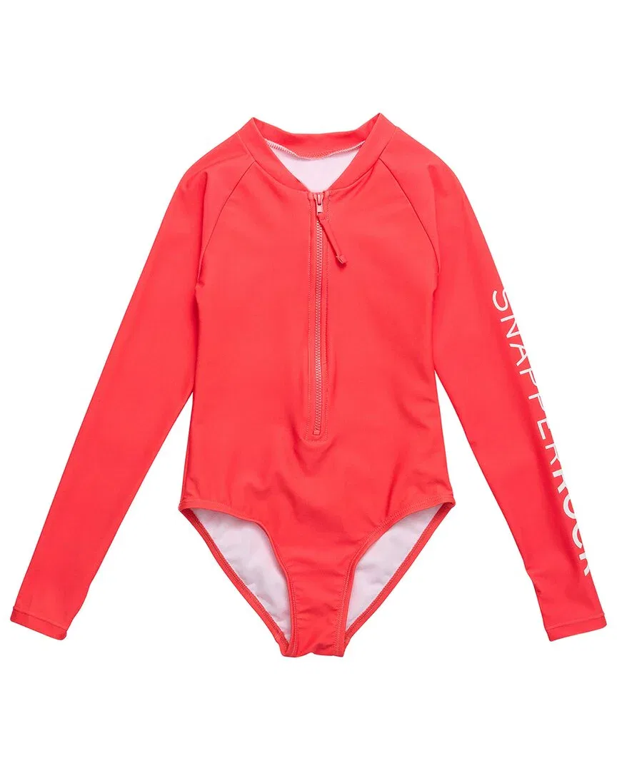 Snapper Rock Watermelon Sustainable Surf Suit, красный