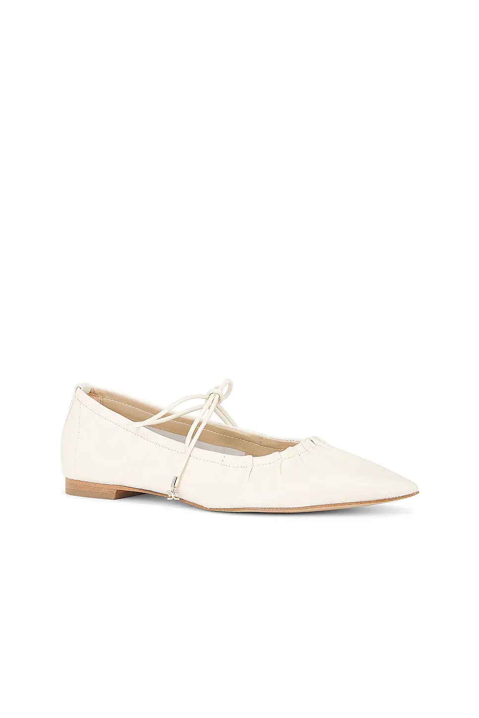 Sam Edelman Bri J1313L2100 Женские балетки из натуральной кожи цвета слоновой кости FZP034 (Слоновая кость, 7.5)