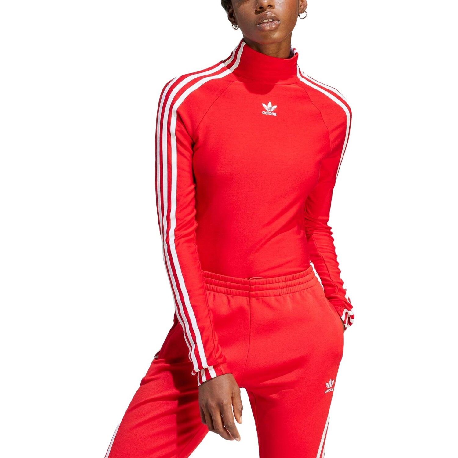Футболка ADILENIUM женская красная Adidas Originals — фото 2