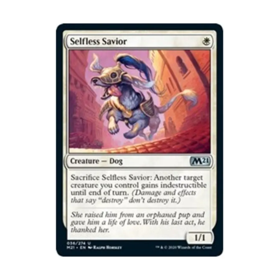 

CCG Самоотверженный Спаситель (U), MTG - Core Set 2021