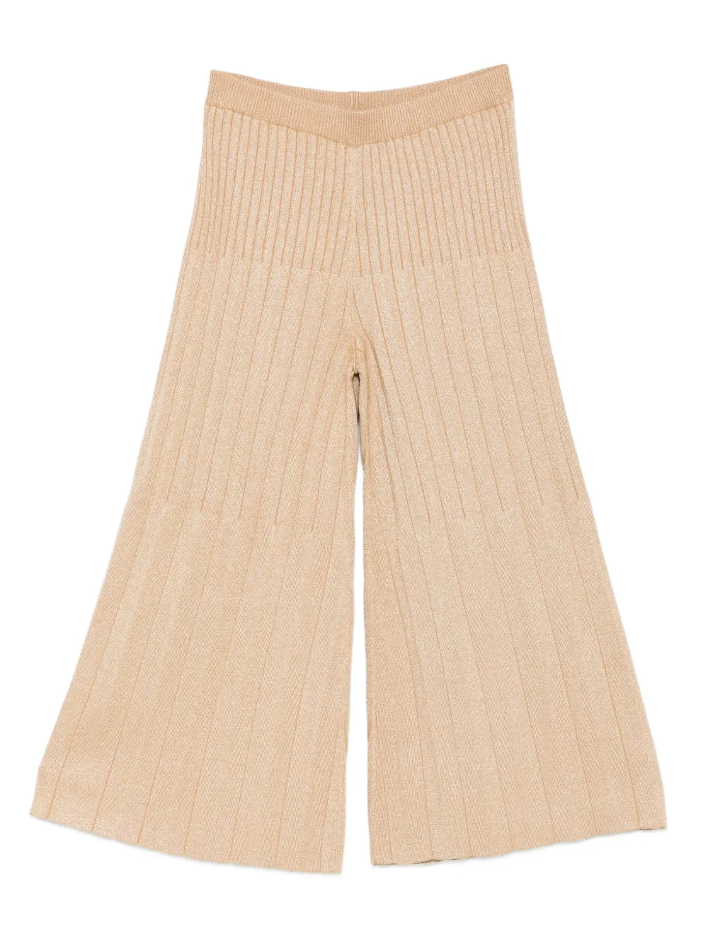 

Расклешенные брюки в рубчик TWINSET Kids, нейтральный