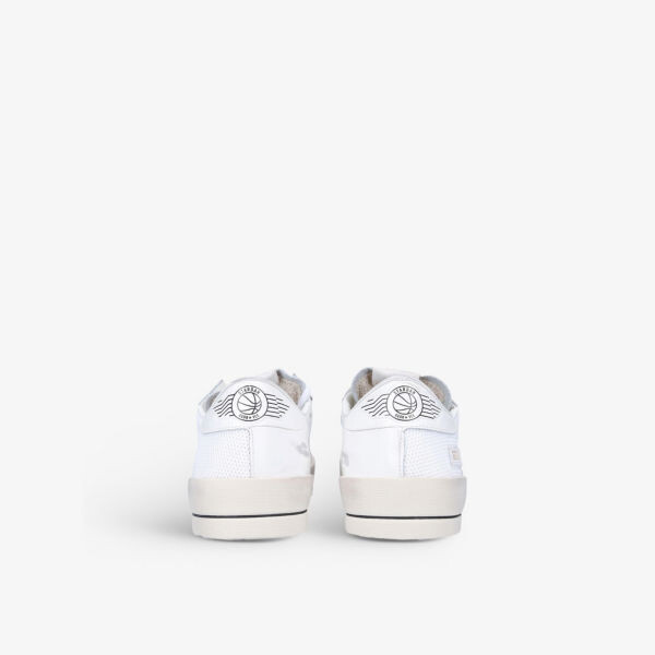 Мужские низкие кроссовки Stardan из кожи и сетки Golden Goose, черный — фото 4