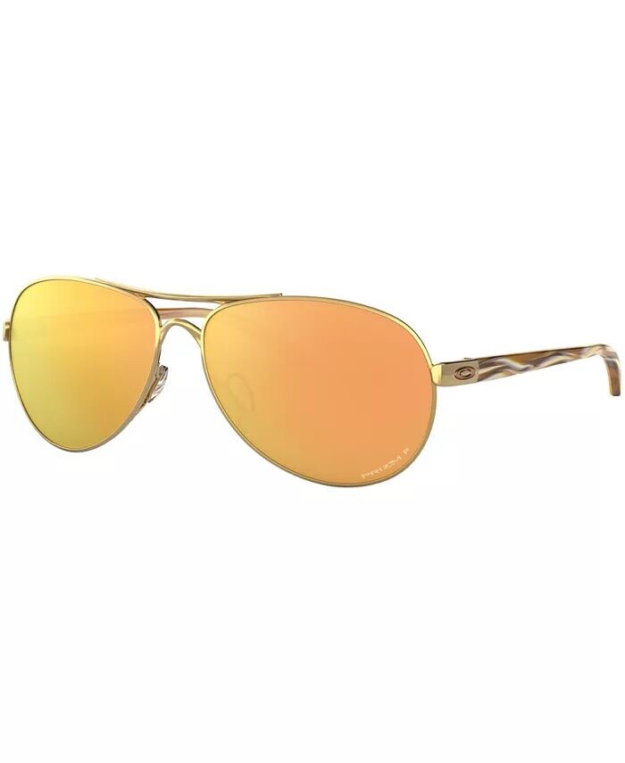

ОБРАТНАЯ СВЯЗЬ Поляризационные солнцезащитные очки, OO4079 Oakley, золото