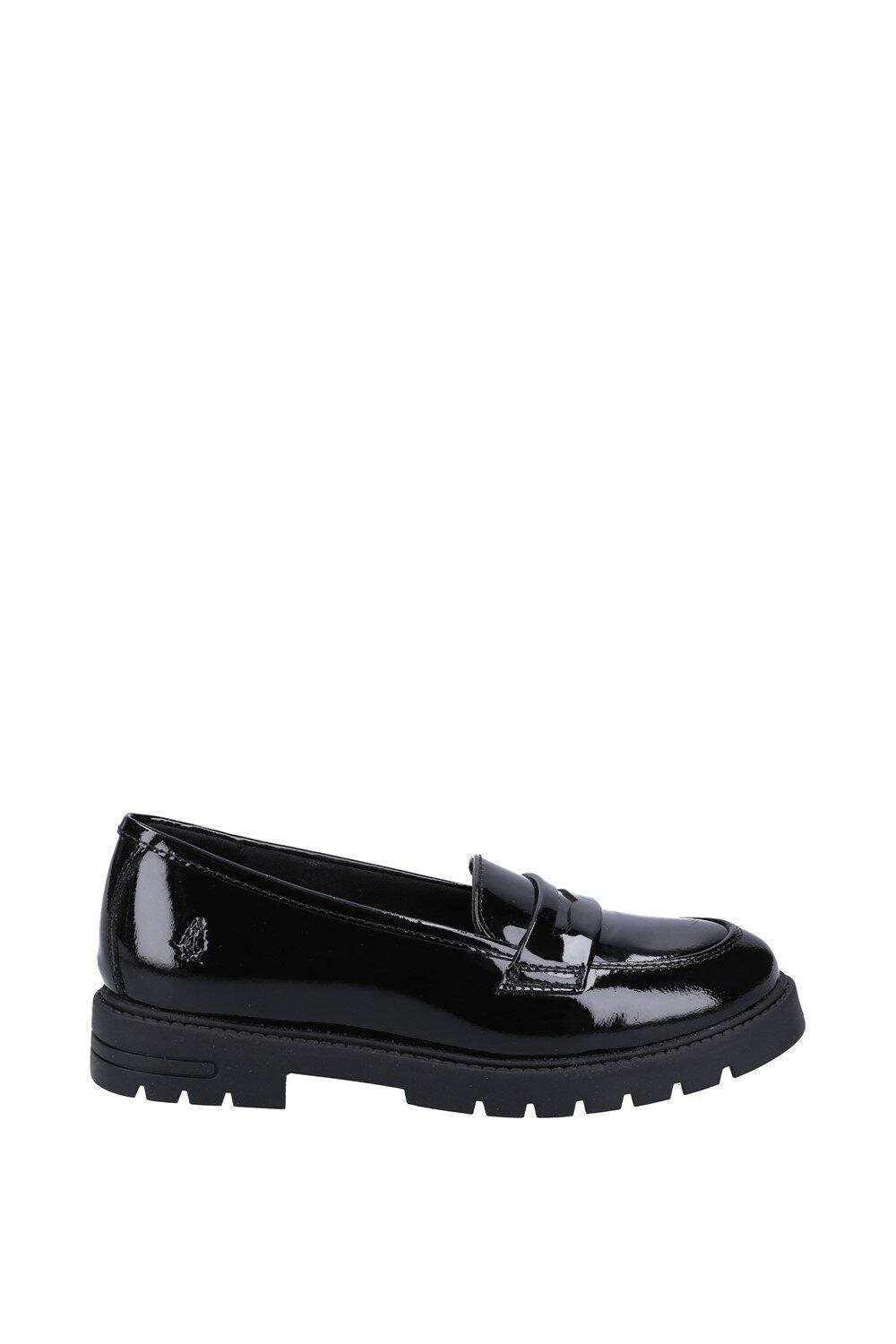 'Hazel Patent SNR' Girls BTS FLFR Hush Puppies, черный — фото 4