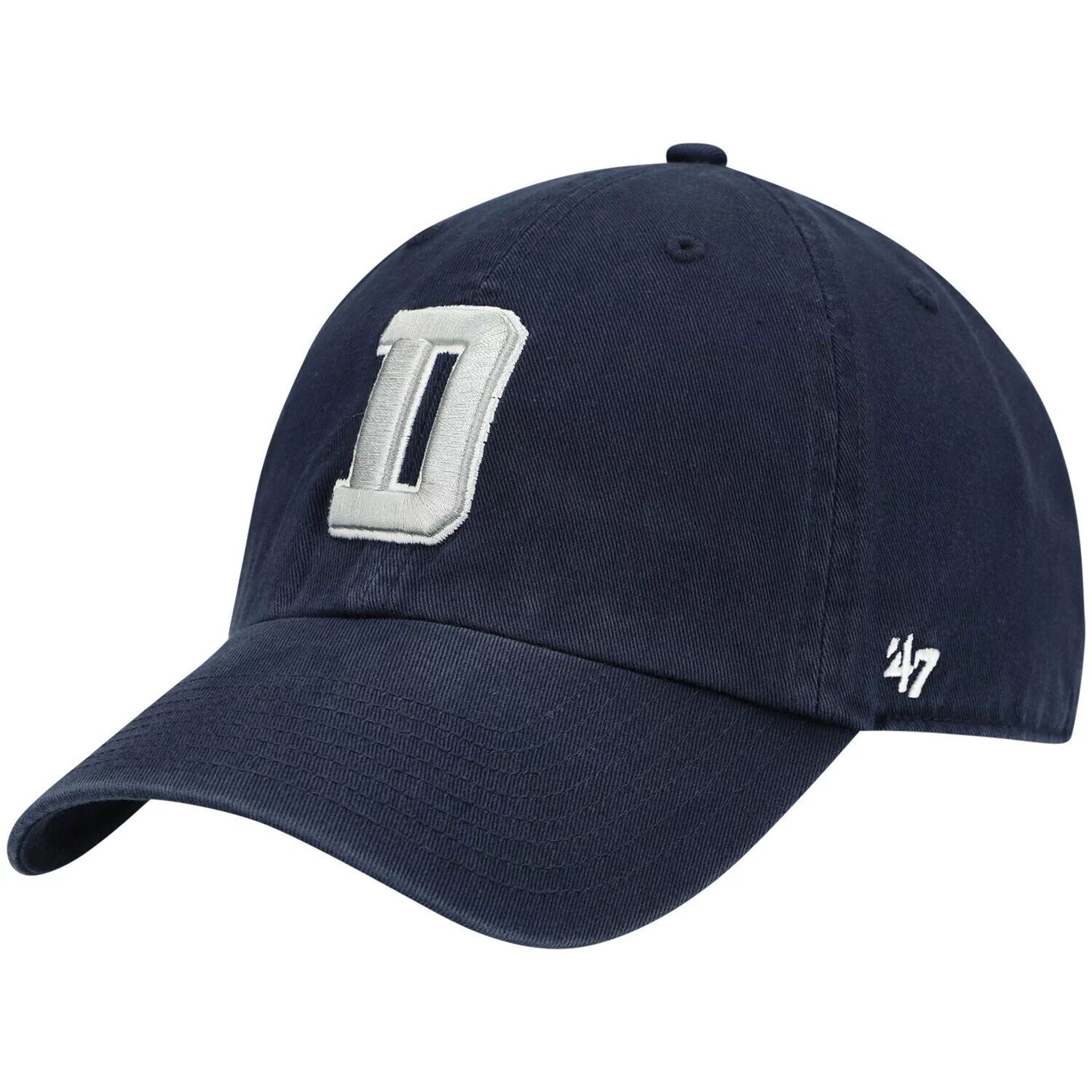 

Мужская регулируемая шляпа темно-синего цвета Dallas Cowboys '47 Clean Up 47 Brand