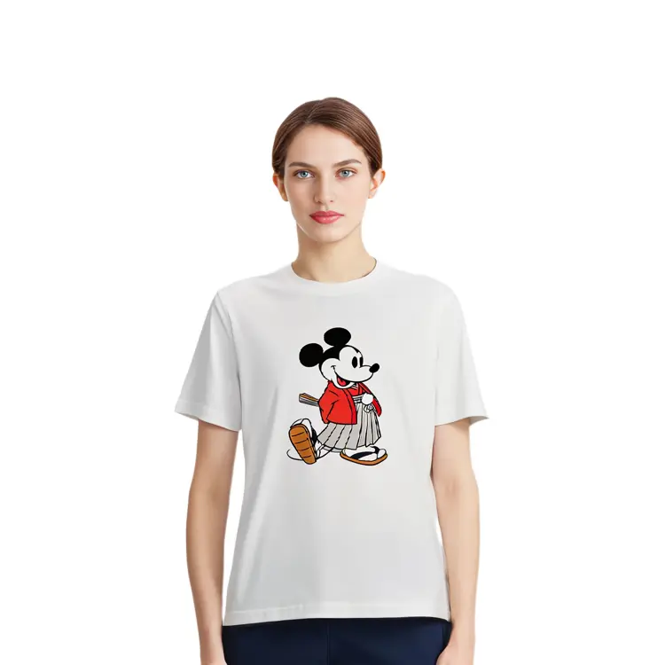 Футболка Disney X Disney Co-brand унисекс белая Uniqlo, белый — фото 2