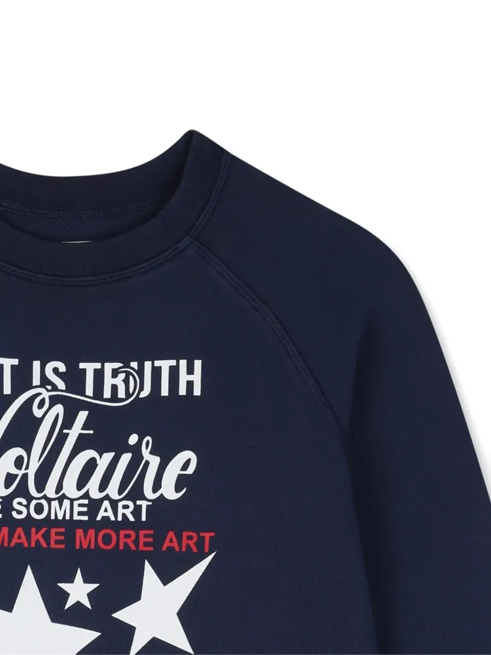 Свитер с рукавами реглан и логотипом Zadig & Voltaire Kids, синий — фото 3