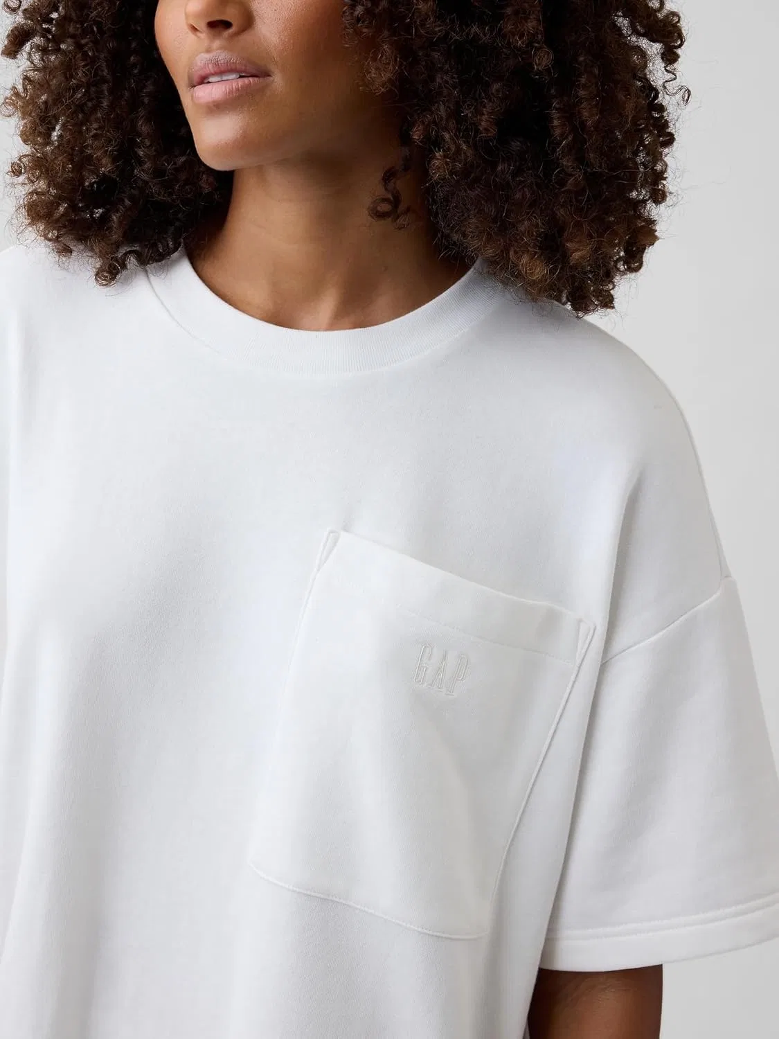 Женское платье логотип GAP, New Off White — фото 4