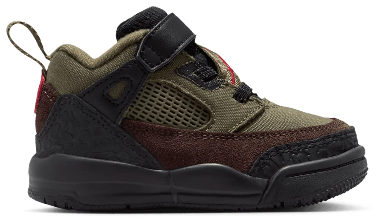 Кроссовки для мальчиков Spizike Low V2 Jordan, цвет Medium Olive/Black