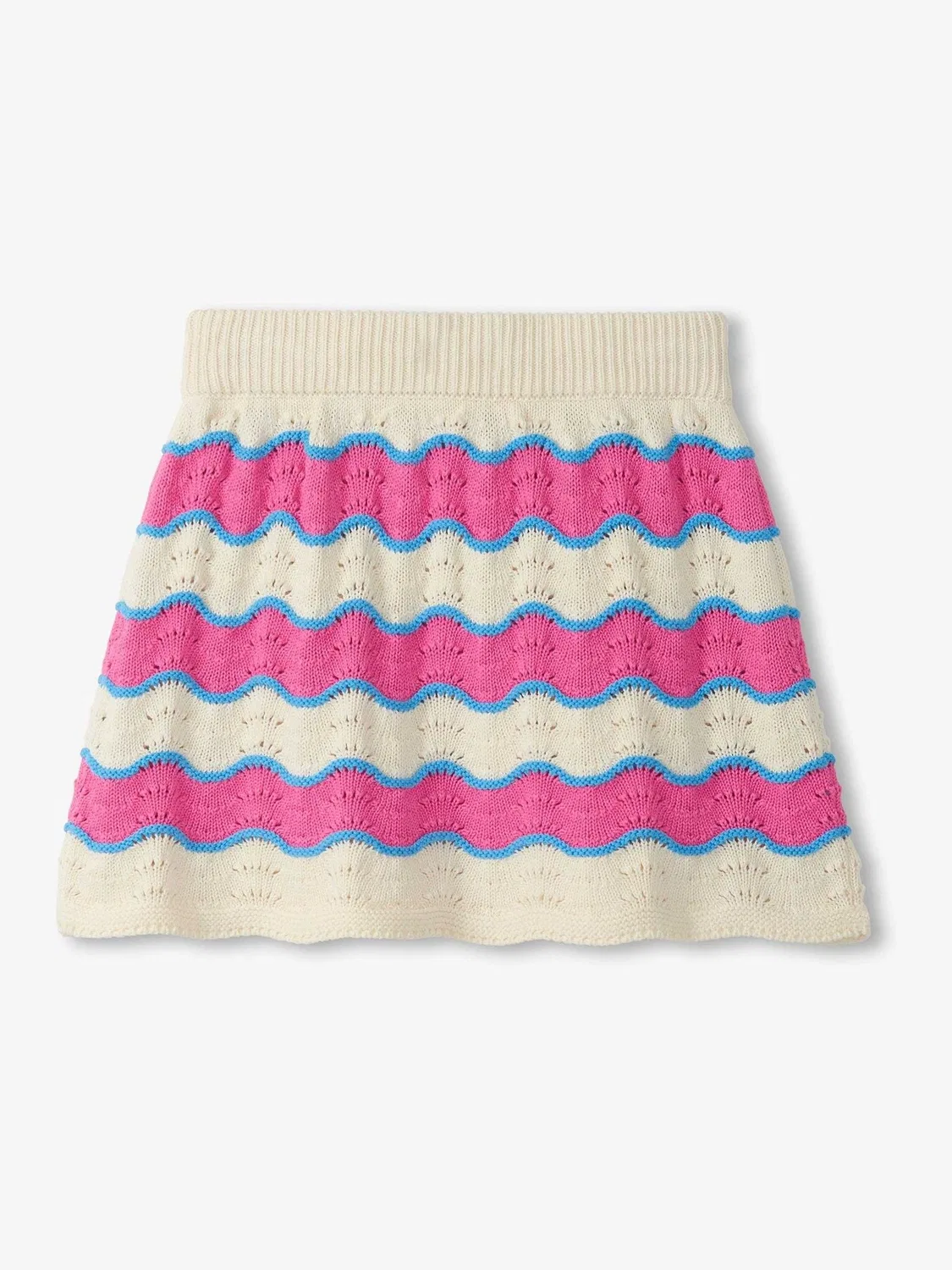 Юбка с волнистым узором, Strawberry Moon Stripes Hatley, розовый — фото 3