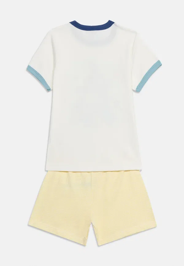 Комплект пижамы из хлопка Petit Bateau, кремовый/мультиколор — фото 2