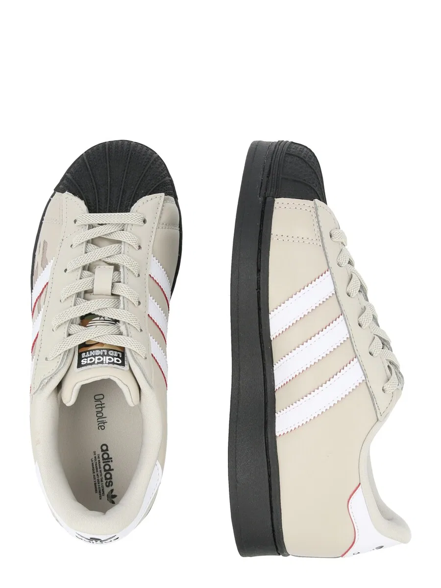 Кроссовки ADIDAS ORIGINALS 'SUPERSTAR' в серо-бежевом цвете — фото 2