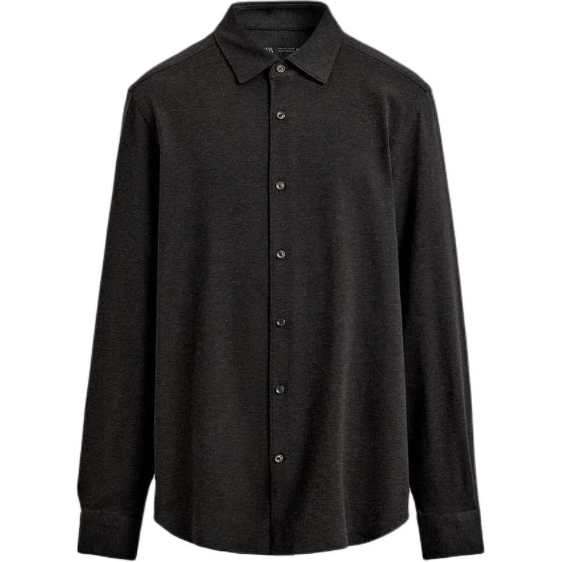 Мужская рубашка Coal Gray ZARA, Coal Gray