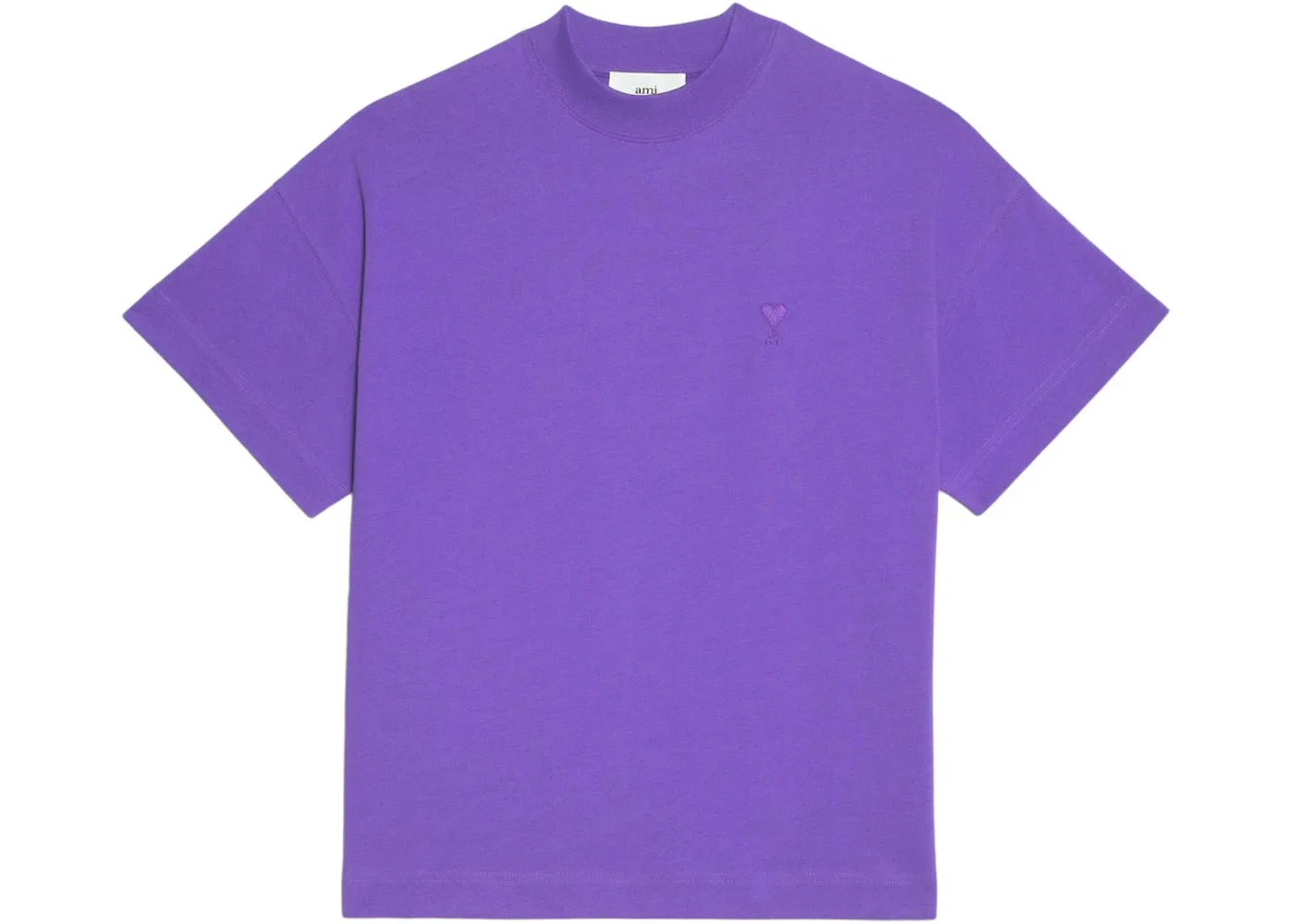 Унисекс футболка с принтом Ami de Coeur Ami Paris, Purple