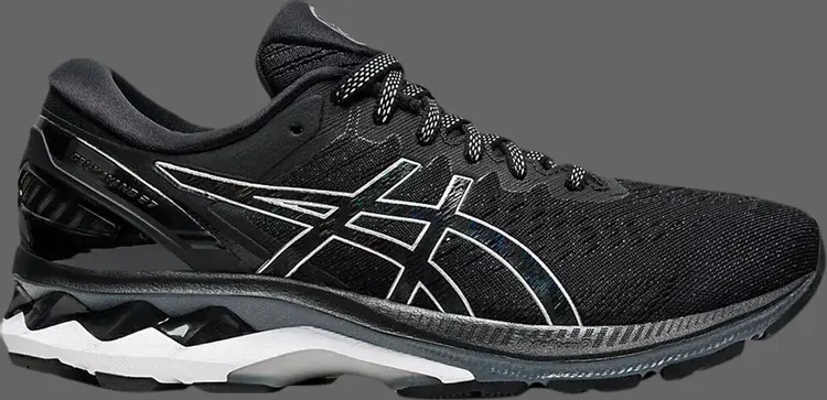 

Кроссовки wmns gel kayano 27 wide 'black silver' Asics, черный