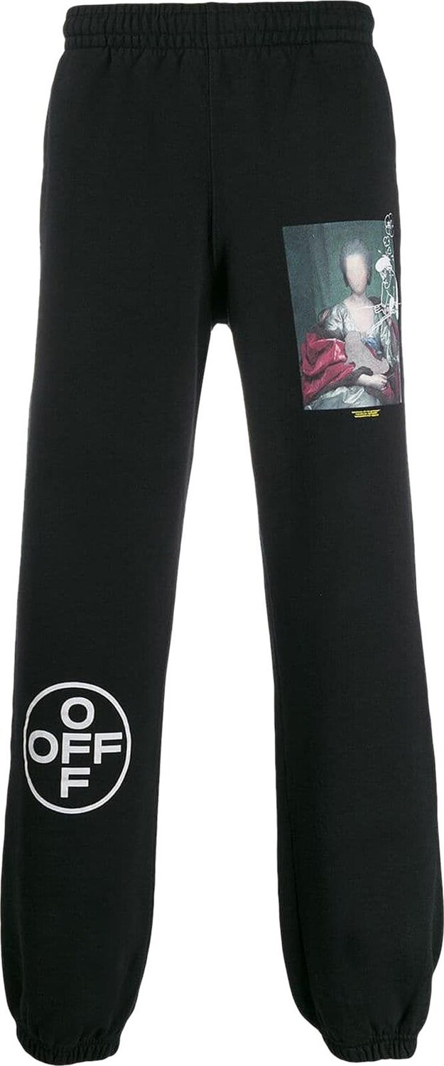 

Шорты Off-White Mariana De Silva Sweatpant 'Black/Multicolor', черный