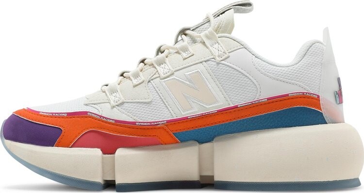 Кроссовки New Balance Jaden Smith x Vision Racer 'Hippie - Cream', белый — фото 4