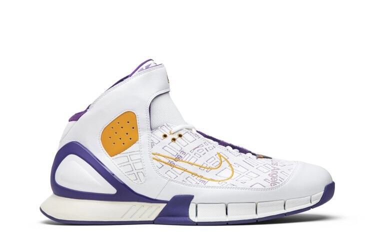 

Кроссовки Nike Air Zoom Huarache 2K5 Laser KB 'LA Map', белый, Белый;серый, Кроссовки Nike Air Zoom Huarache 2K5 Laser KB 'LA Map', белый