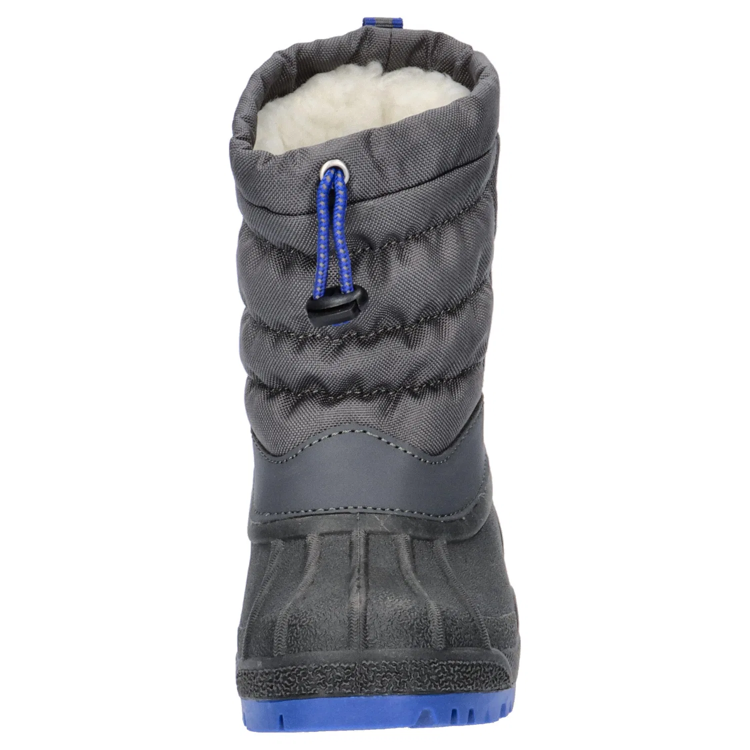 Детские зимние ботинки с высоким голенищем Cmp Kids Hanki 3.0 Snow Boots, Grau / Konigsblau — фото 3
