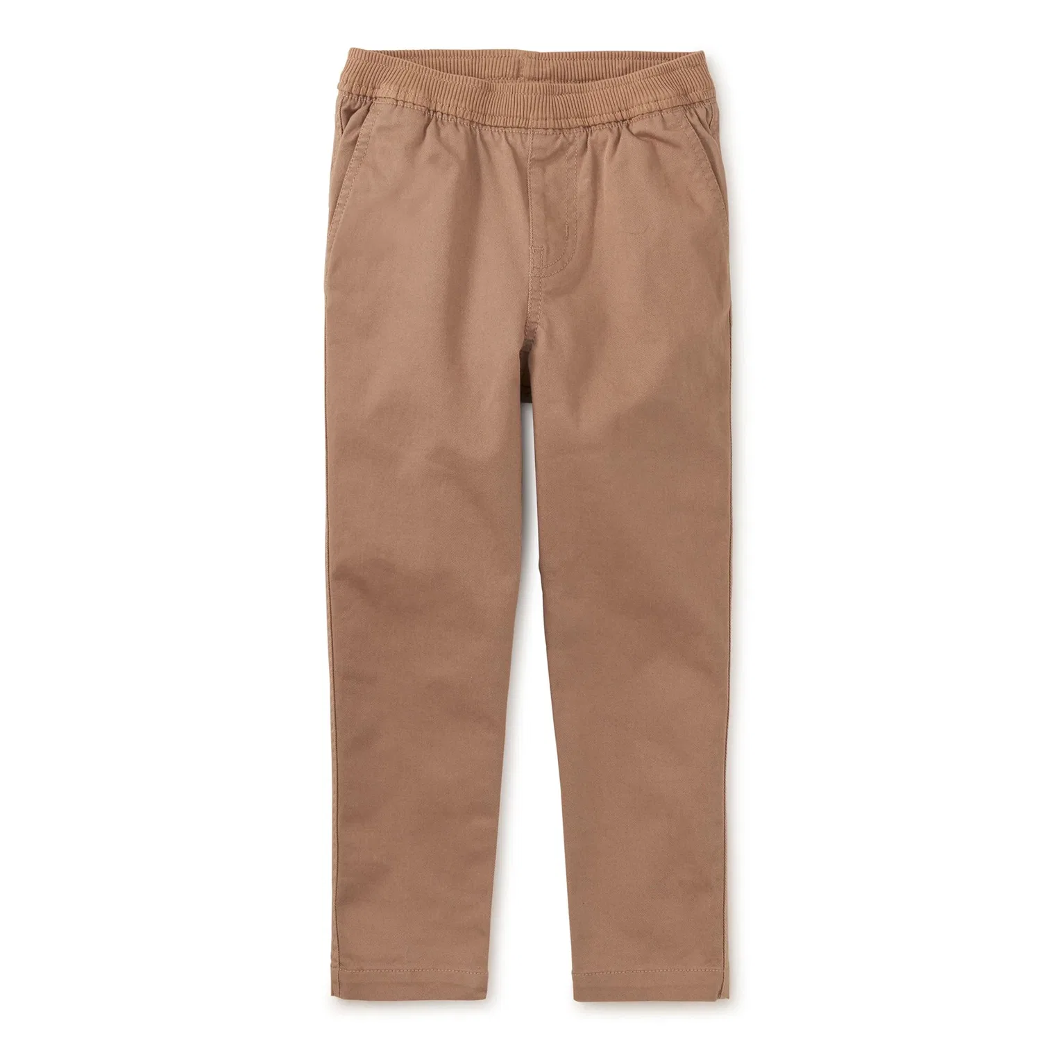 Детские брюки из эластичного твила с поясом на кулиске Timeless Stretch Twill Pants Tea Collection, Cappuccino
