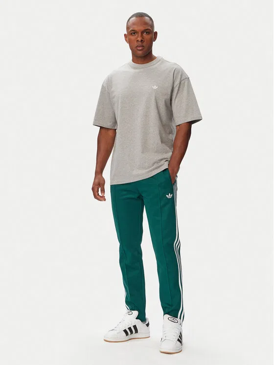 Футболка regular fit Trefoil Essentials Adidas, светло-серый — фото 2
