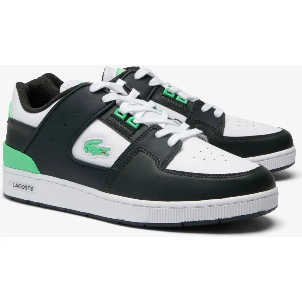 Детские кроссовки кожаные на шнуровке Sport Court Cage Leather Lacoste — фото 2