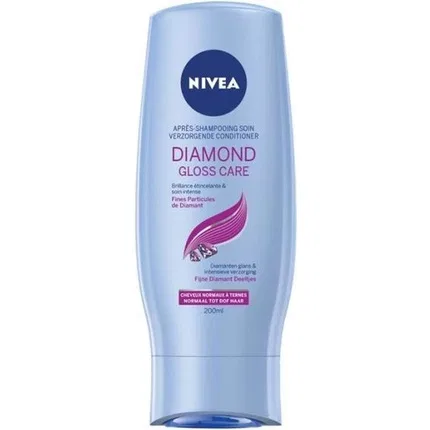 Кондиционер для волос питательный и укрепляющий NIVEA Diamond Gloss, 200 мл
