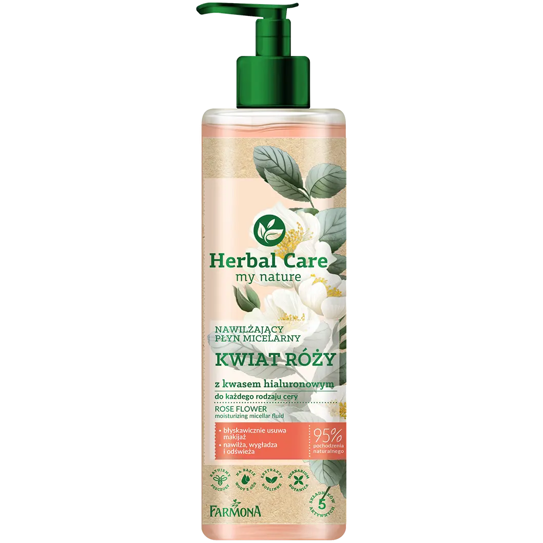 

Herbal Care Kwiat Róży увлажняющая мицеллярная вода для лица, 400 мл