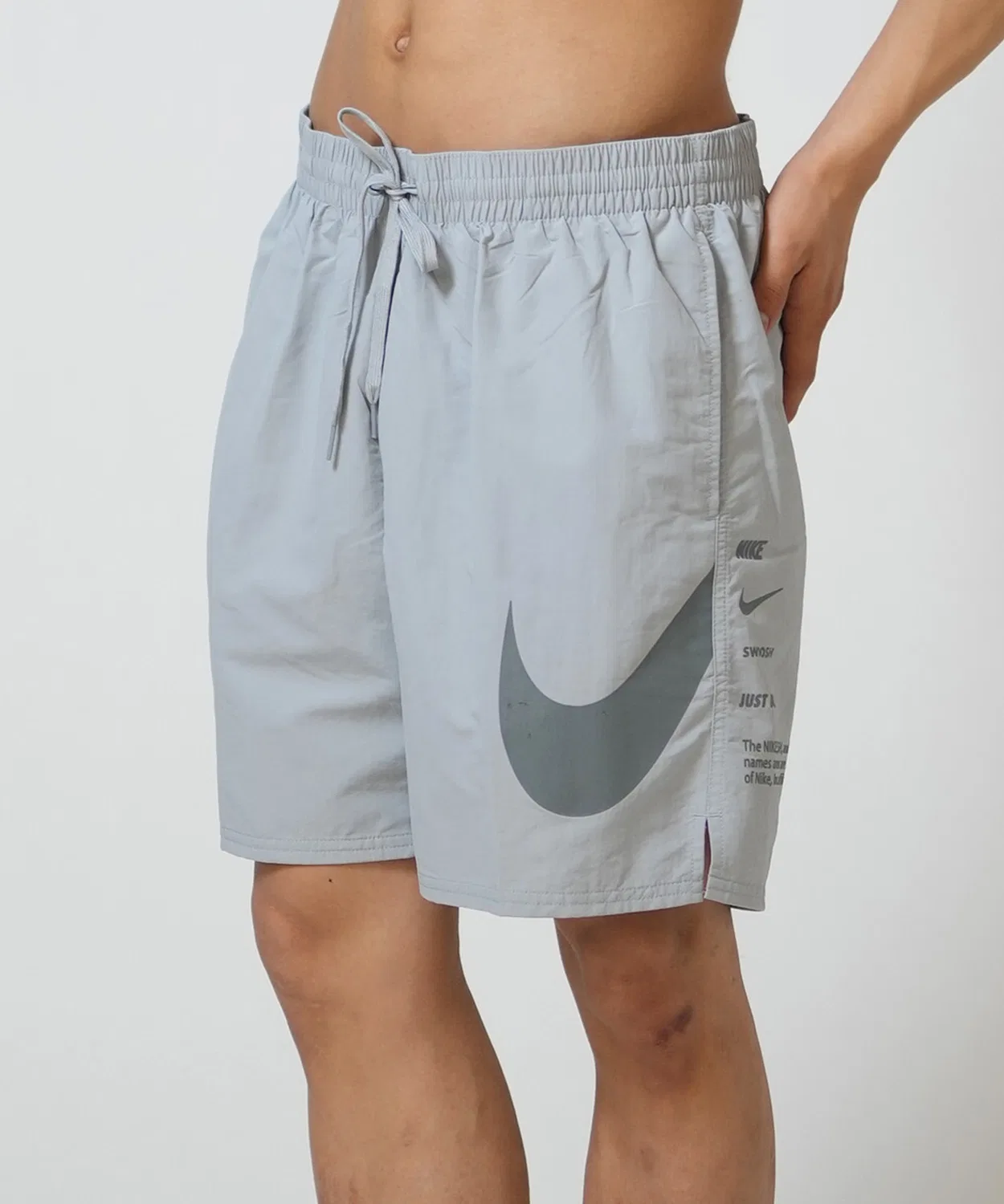 Мужские плавки-бордшорты с принтом NIKE, Grey