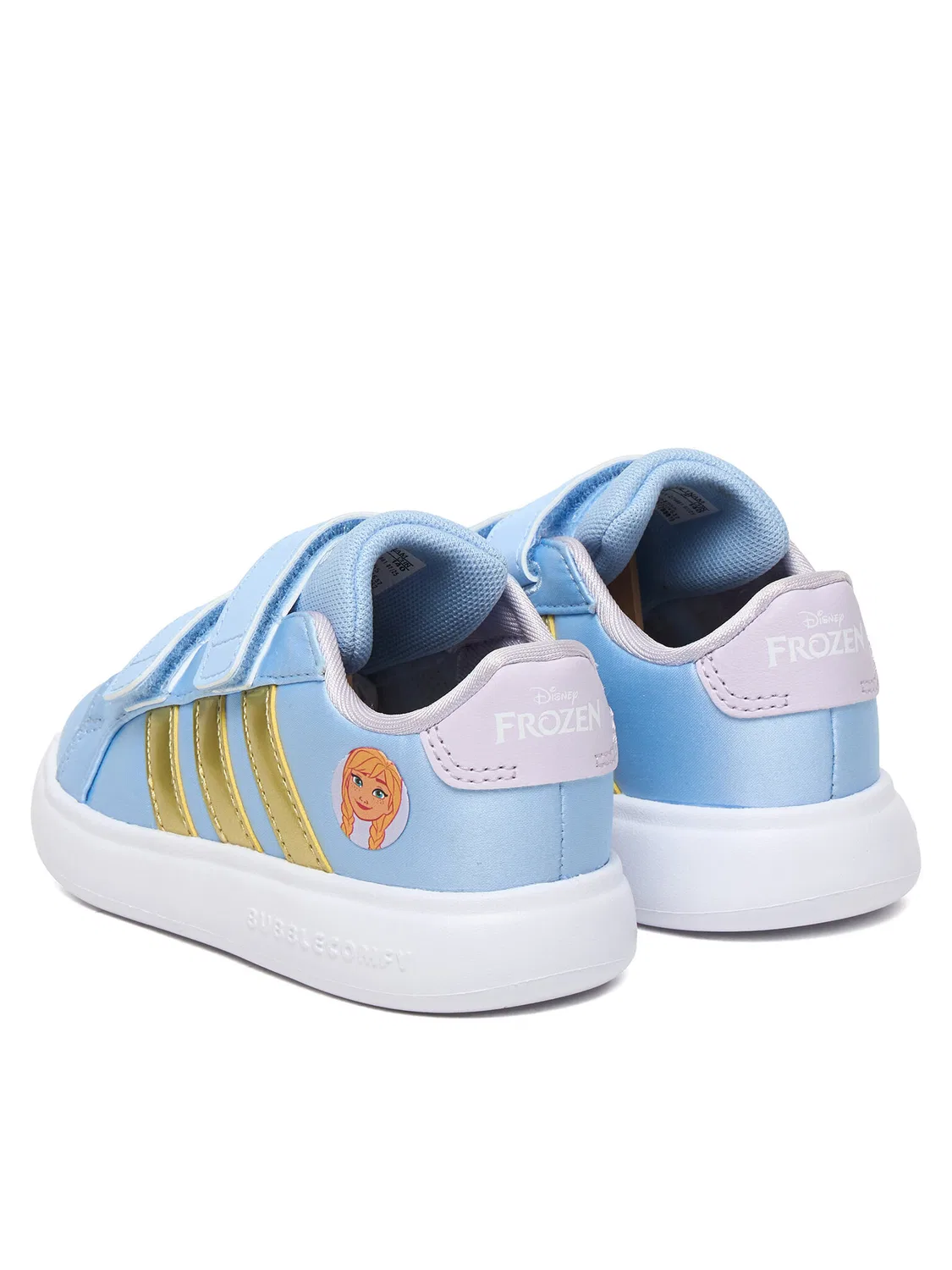 Кроссовки для девочки Disney Frozen Grand Court Adidas, голубой — фото 3