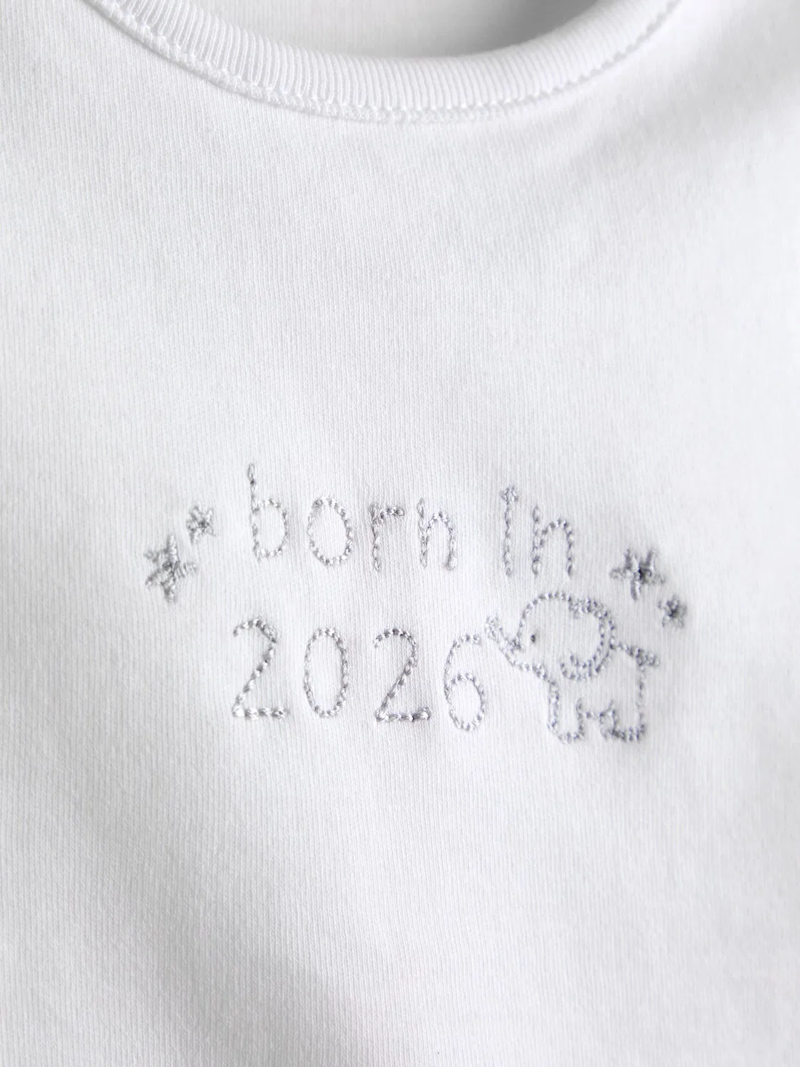Боди JoJo Maman Bébé Born in 2026, белый — фото 3