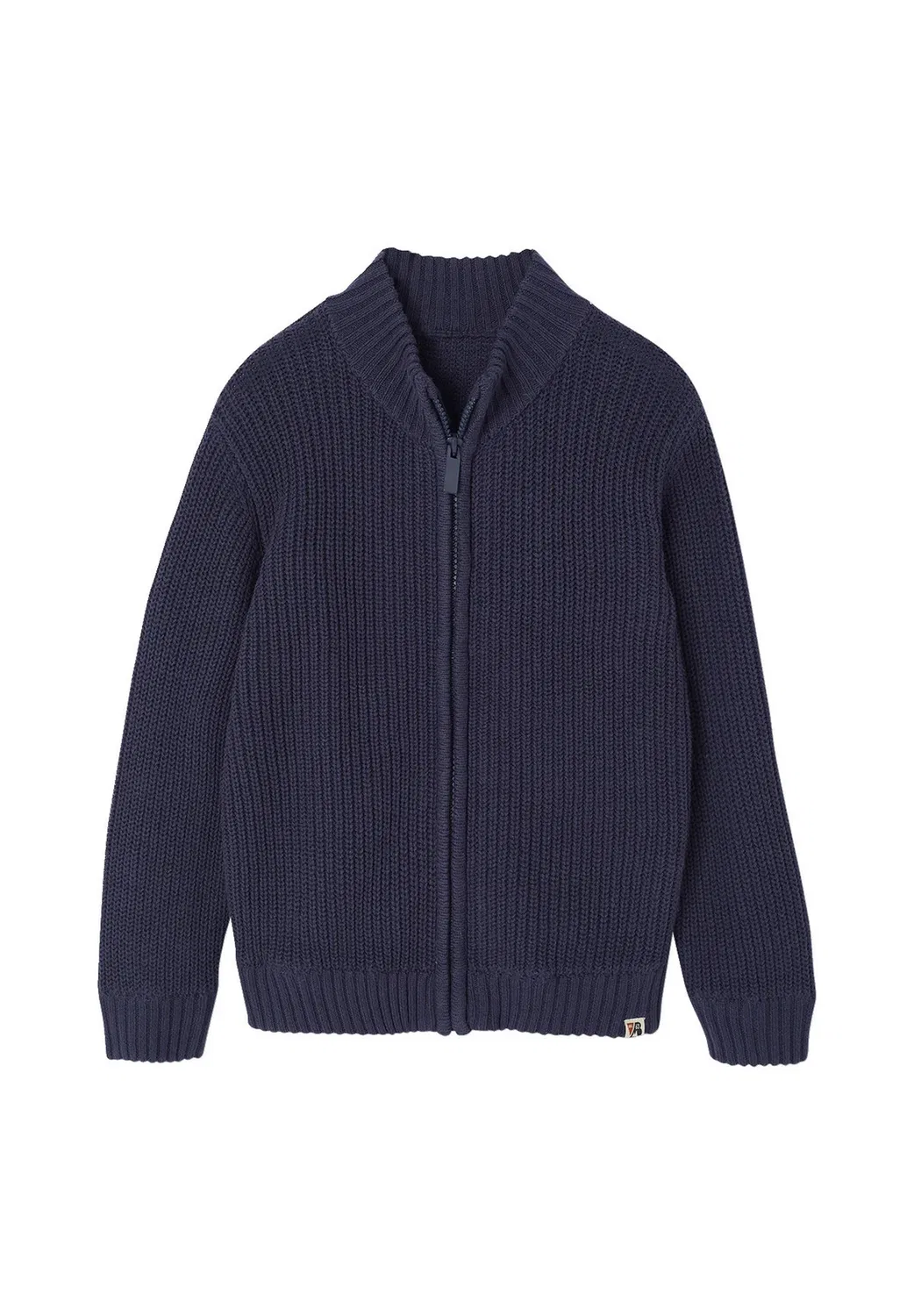 Strickjacke mit stehkragen für jungen - кардиган Vertbaudet, Marine