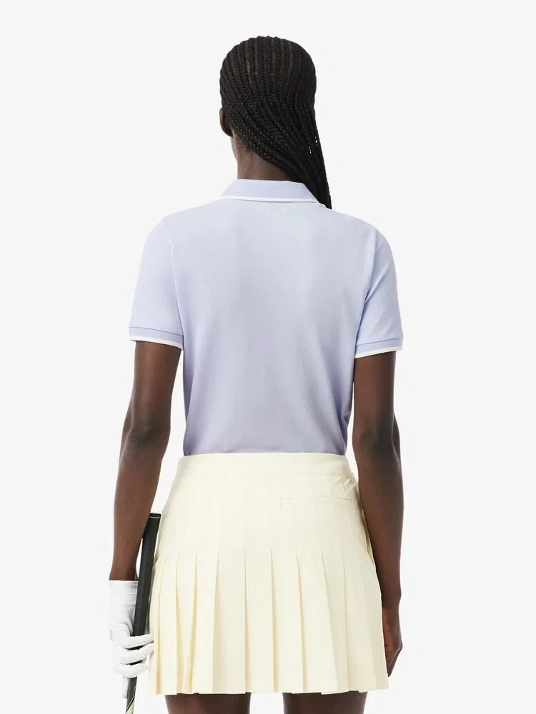 Футболка поло LACOSTE Lavender, женская, классический крой — фото 3