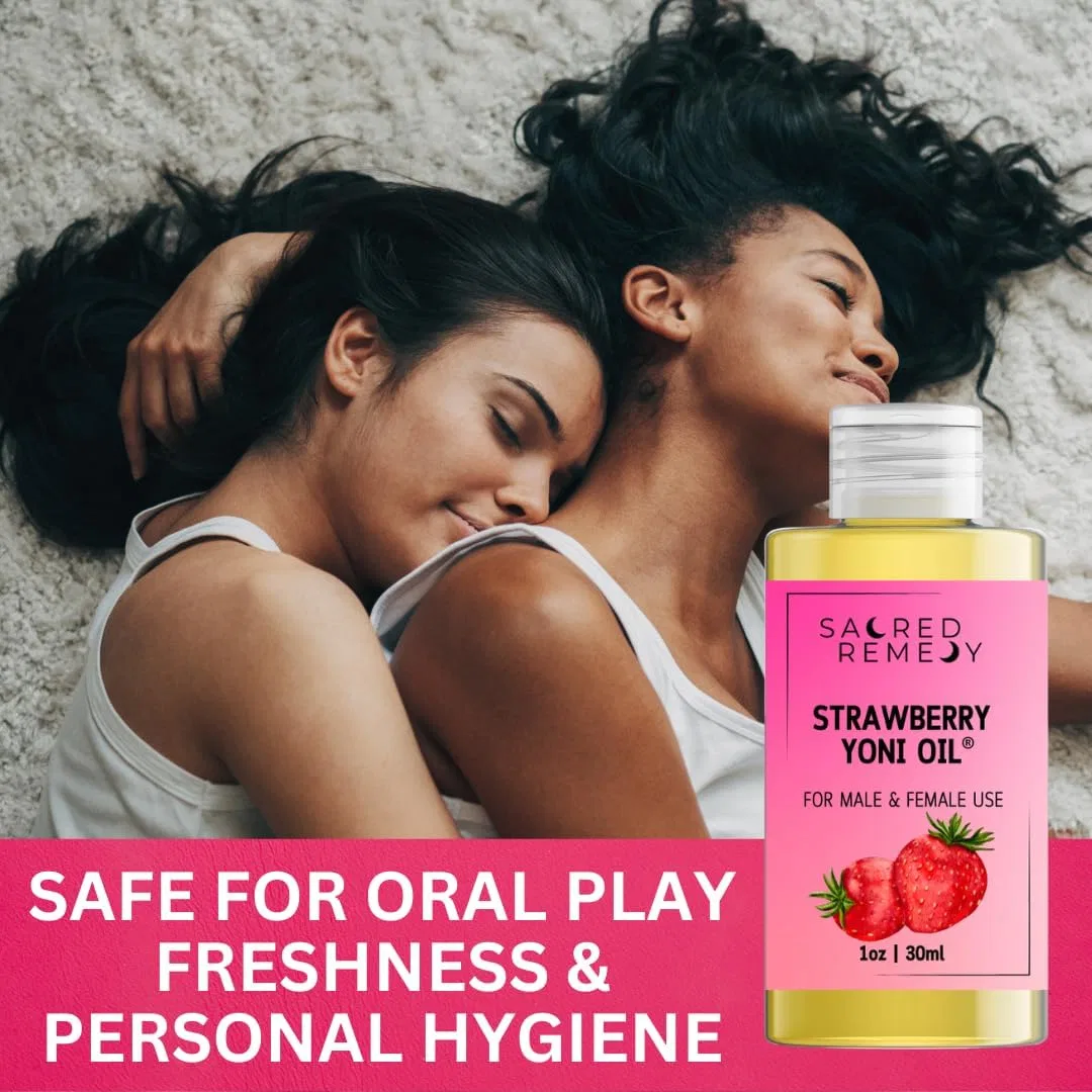 Масло для тела Strawberry Yoni Oil, Sacred Remedy, 50 мл — фото 4