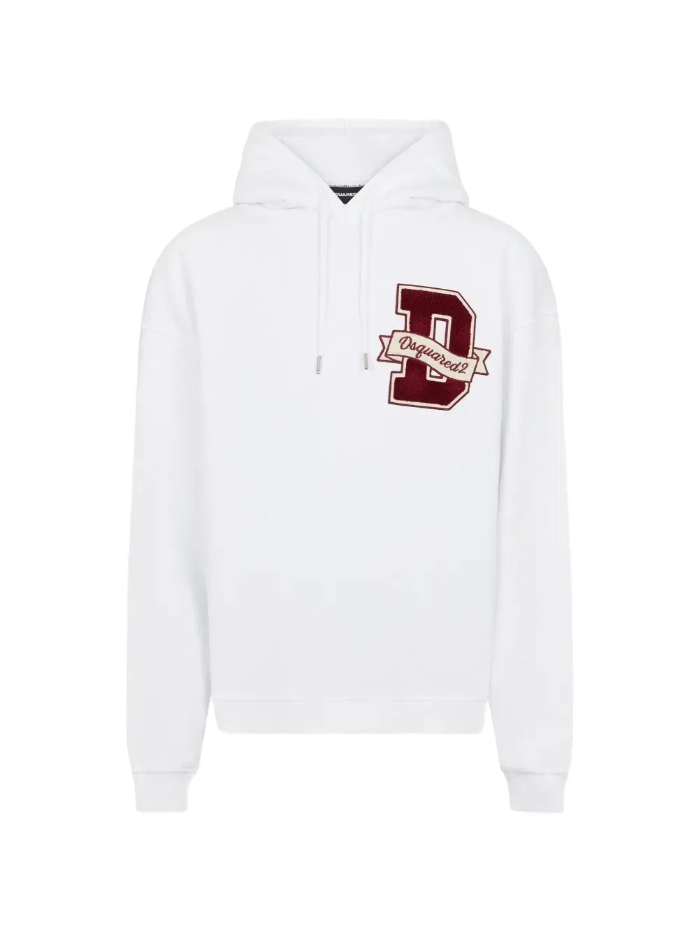 Худи 2 College свободного кроя Dsquared2, белый