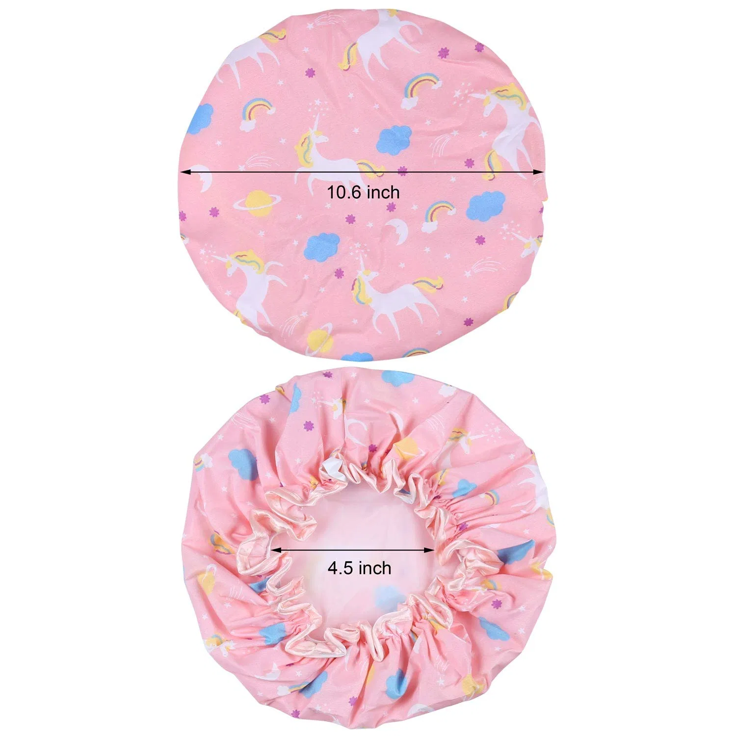 Шапочка для душа Double Layer 4-Pack Tbestmax, 60ml, Black, Blue, Pink, Grey — фото 4