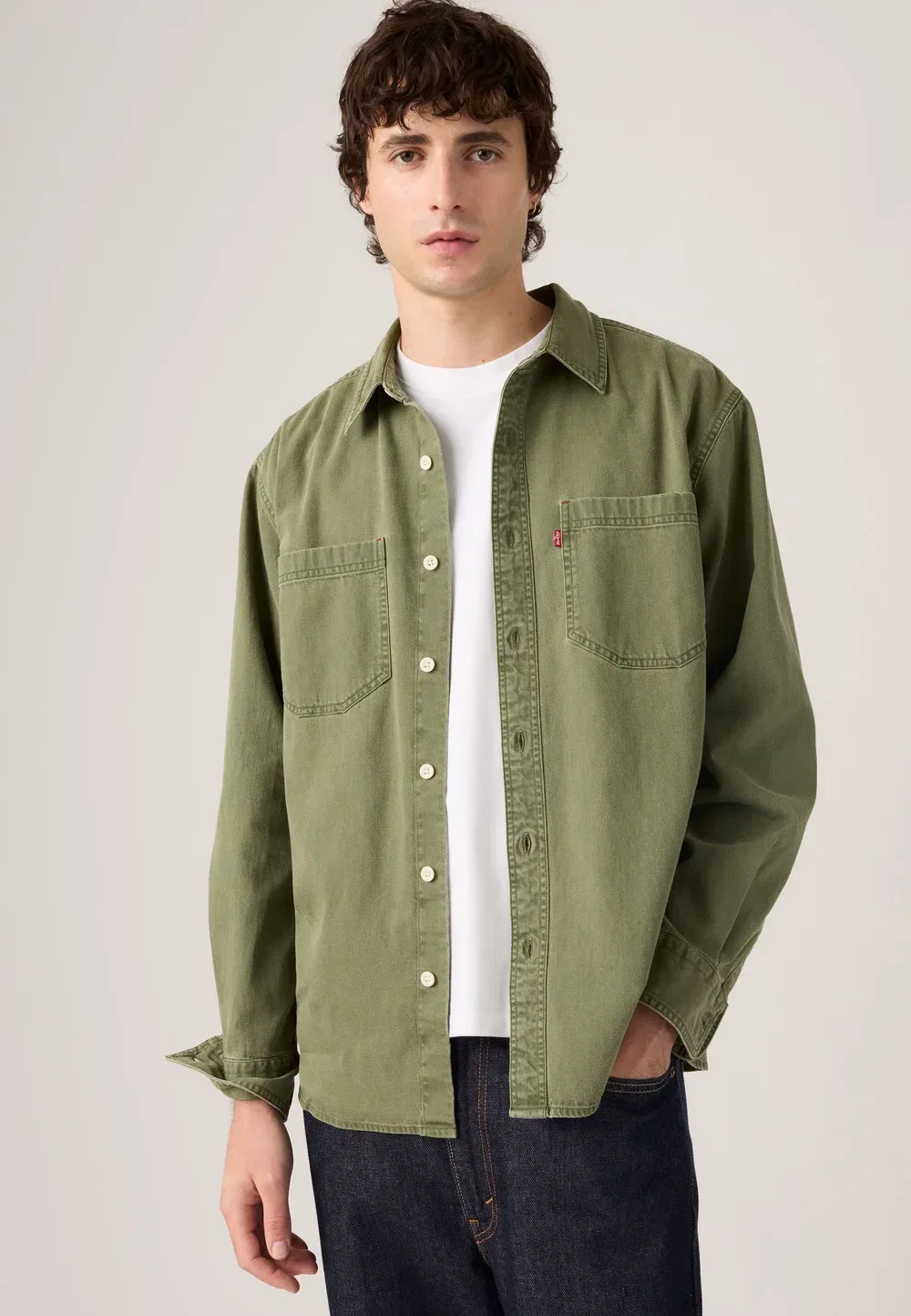 Работник Mariposa - рубашка Levi'S, Nabali Olive Wash