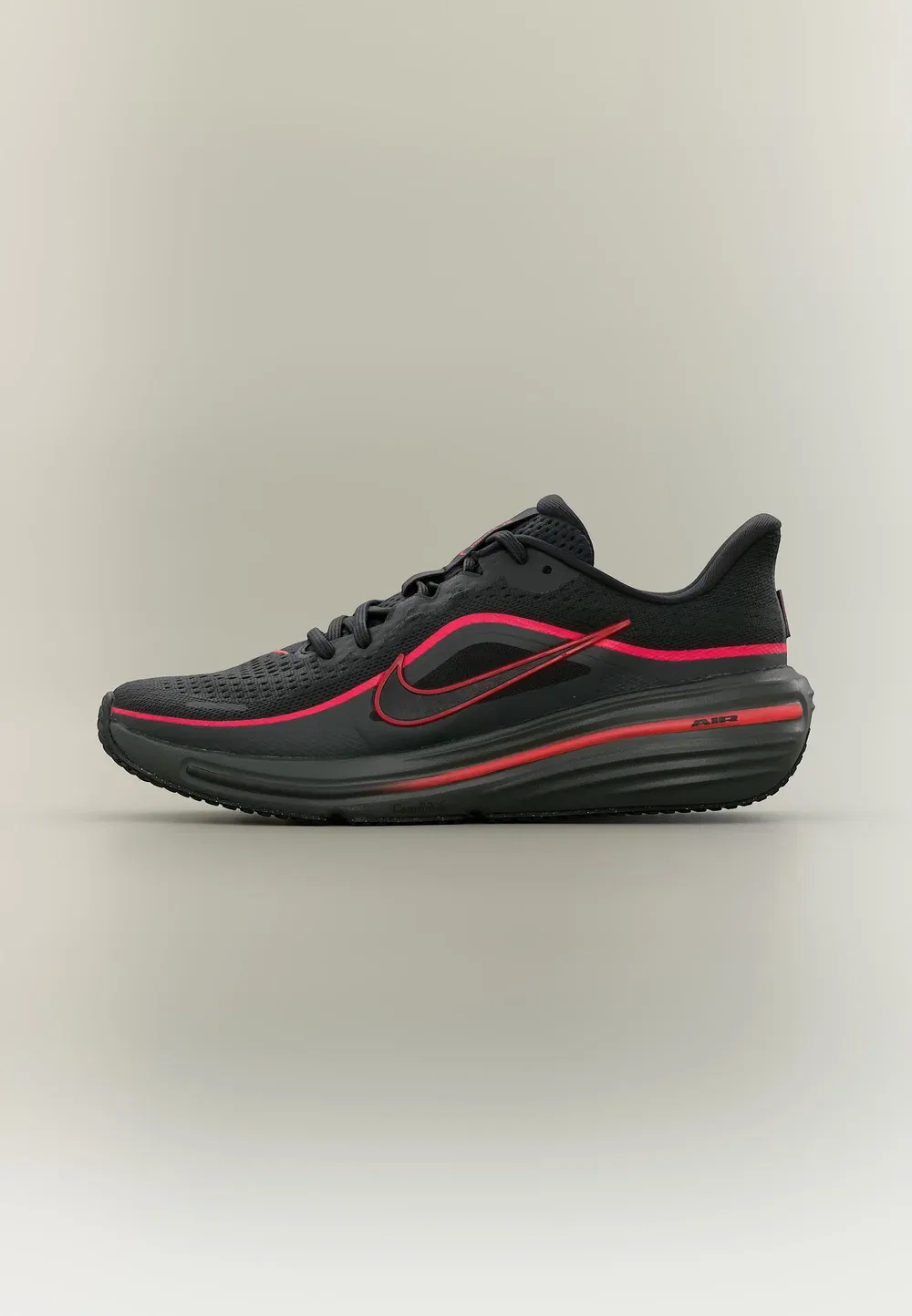 Кроссовки Air Winflo 12 унисекс для бега по улицам Nike Performance, Black/Red Orbit/Dark Smoke Grey/University Red