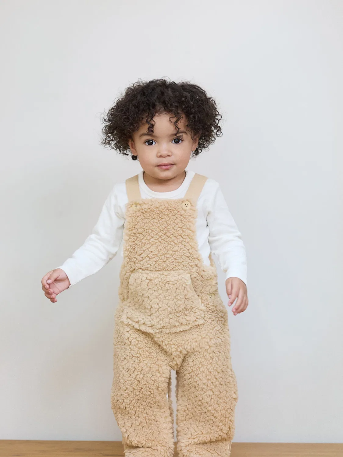 Комбинезон и боди из флиса Sherpa The Little Tailor, Натуральный