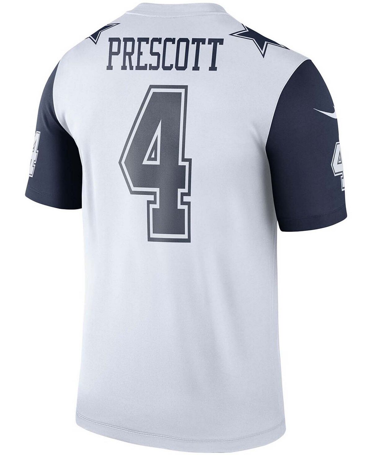 Футболка Nike Dak Prescott Dallas Cowboys Size M/XL/3XL, бело-синий — фото 4