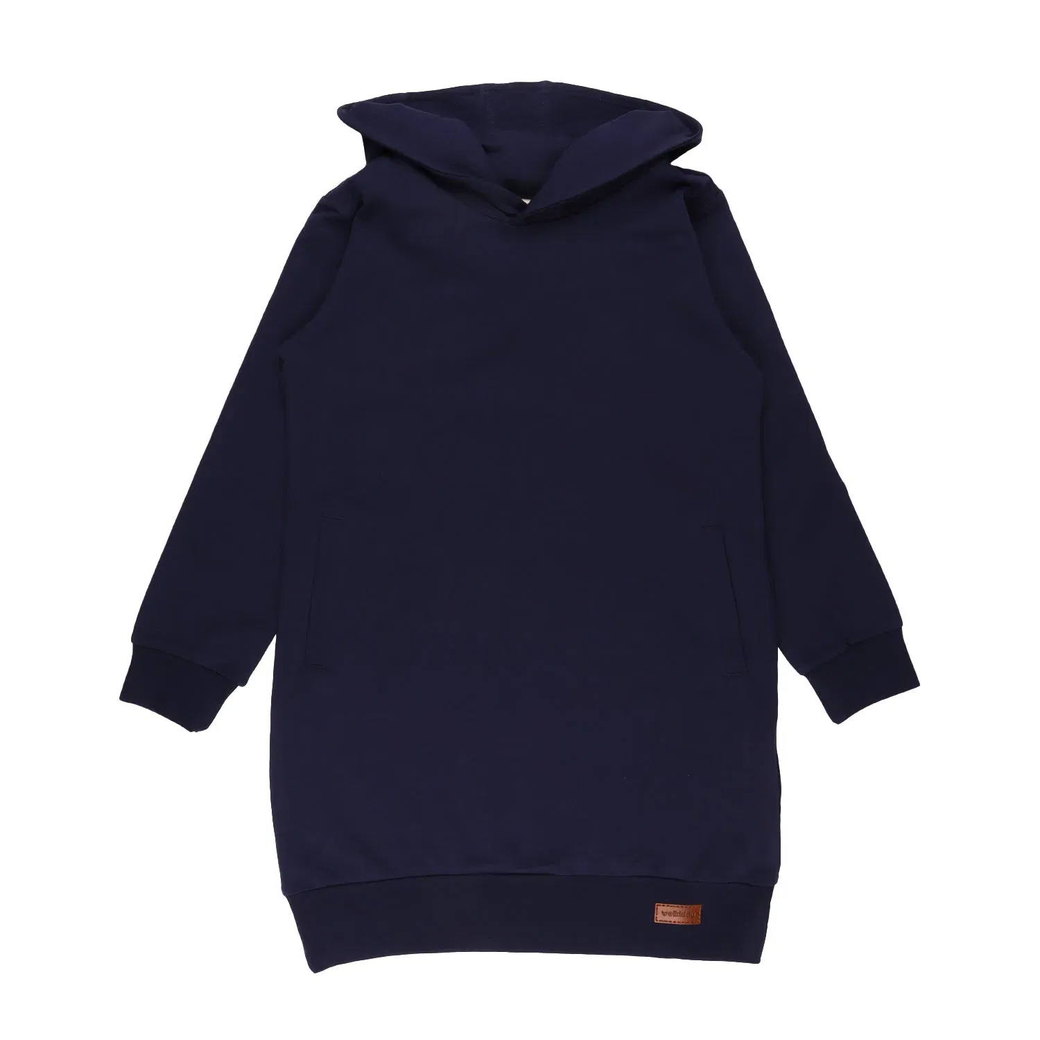 Платье из футера с длинным рукавом Navy Blazer Walkiddy, синий
