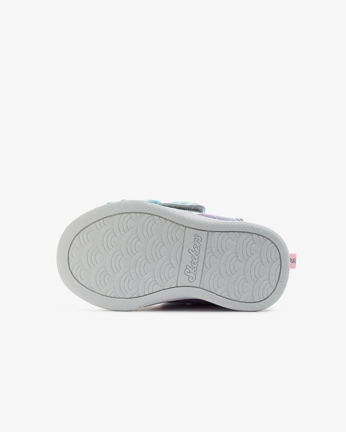 Детские кроссовки для девочек Lil Bowie Skechers, Silver/Multi — фото 4