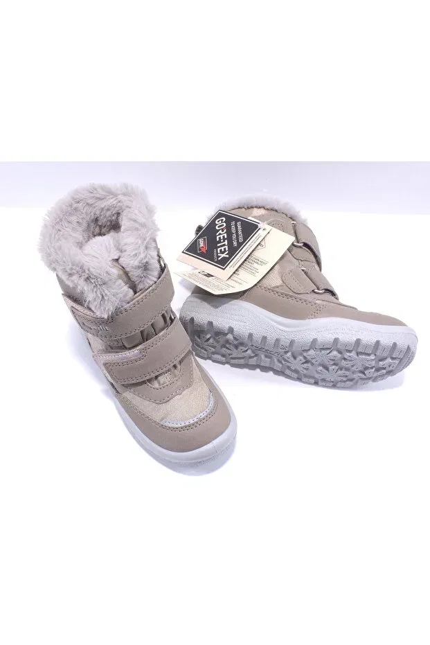 Детские ботинки для девочек водонепроницаемые Superfit, Beige — фото 4