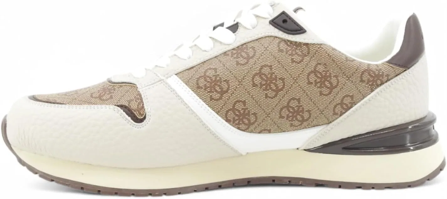 Мужские кроссовки GUESS Island, White Beige — фото 2