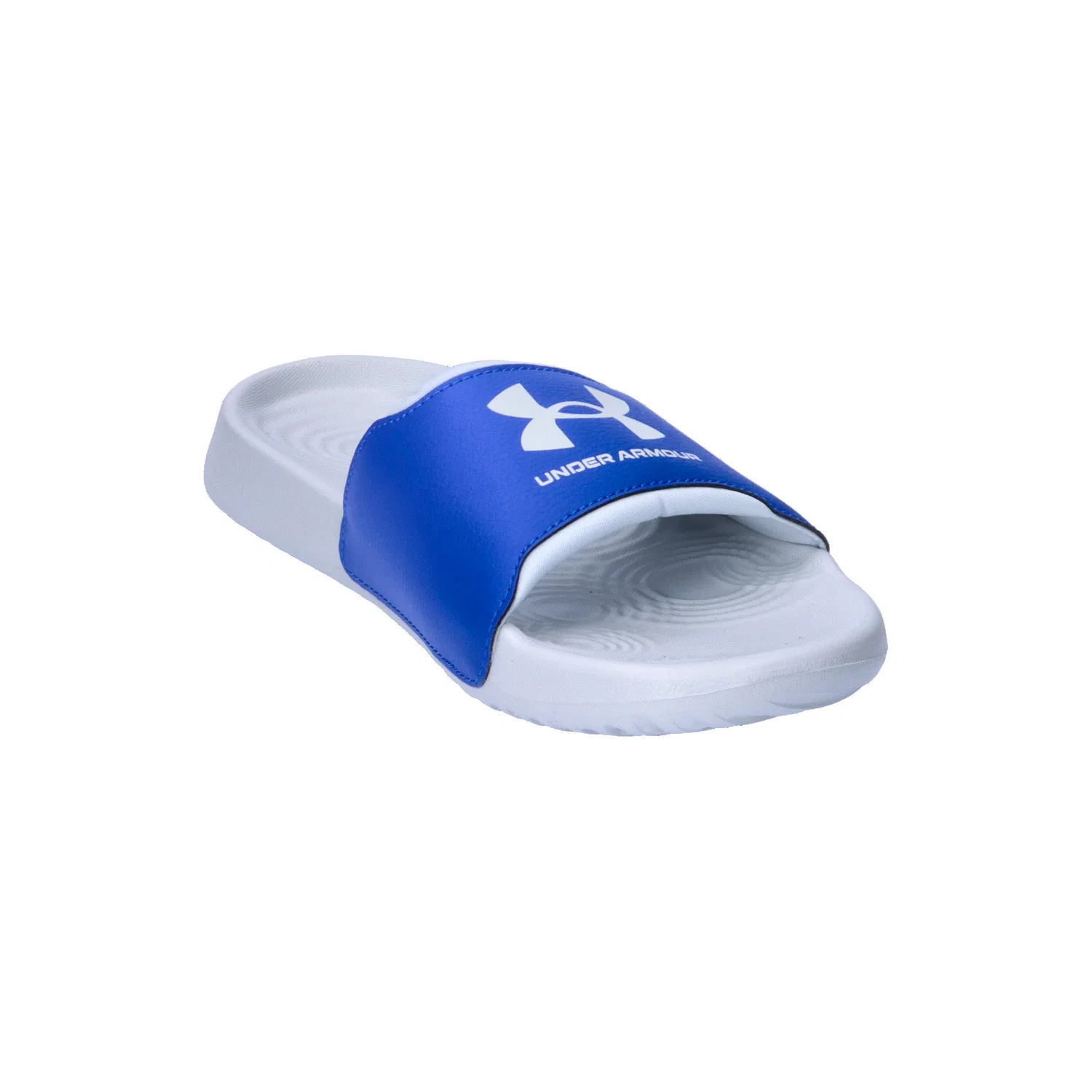 Детские шлепанцы для мальчиков с пеной с эффектом памяти Under Armour UA B Ignite Select, Grau Konigsblau — фото 2