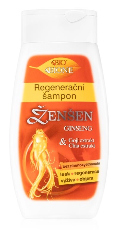 

Регенерирующий шампунь Bione Cosmetics Ginseng Goji + Chia