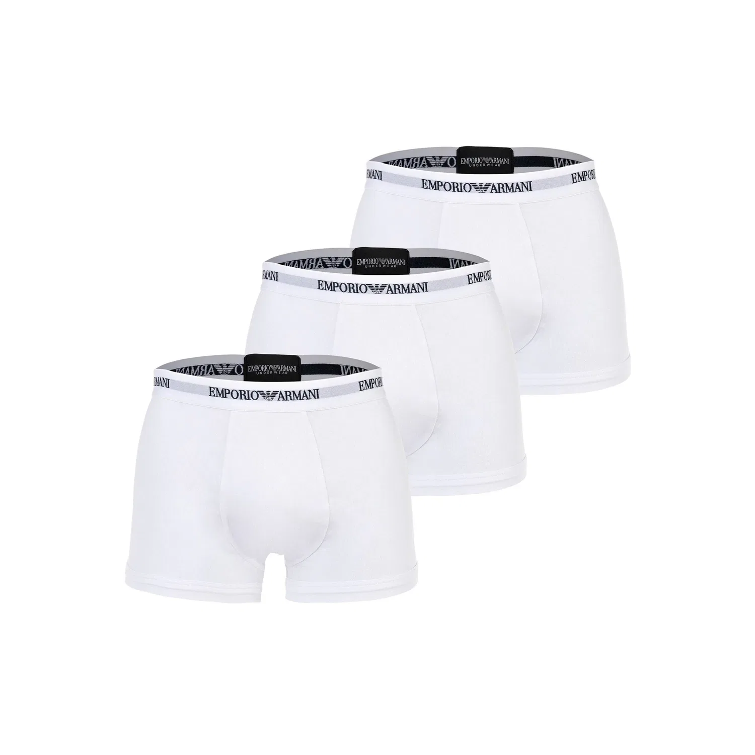 Мужские боксеры 3 шт. Emporio Armani, White