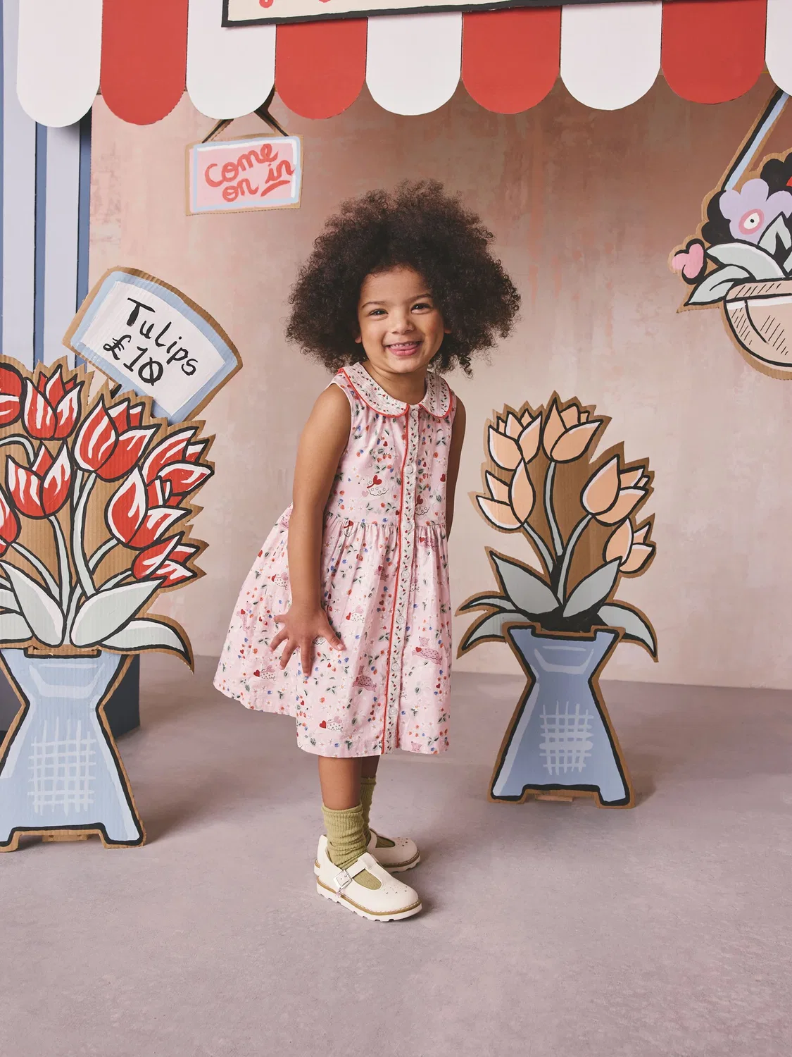 Платье с цветочным принтом, Cath Kidston Next, Cath Kidston Pink Ditsy