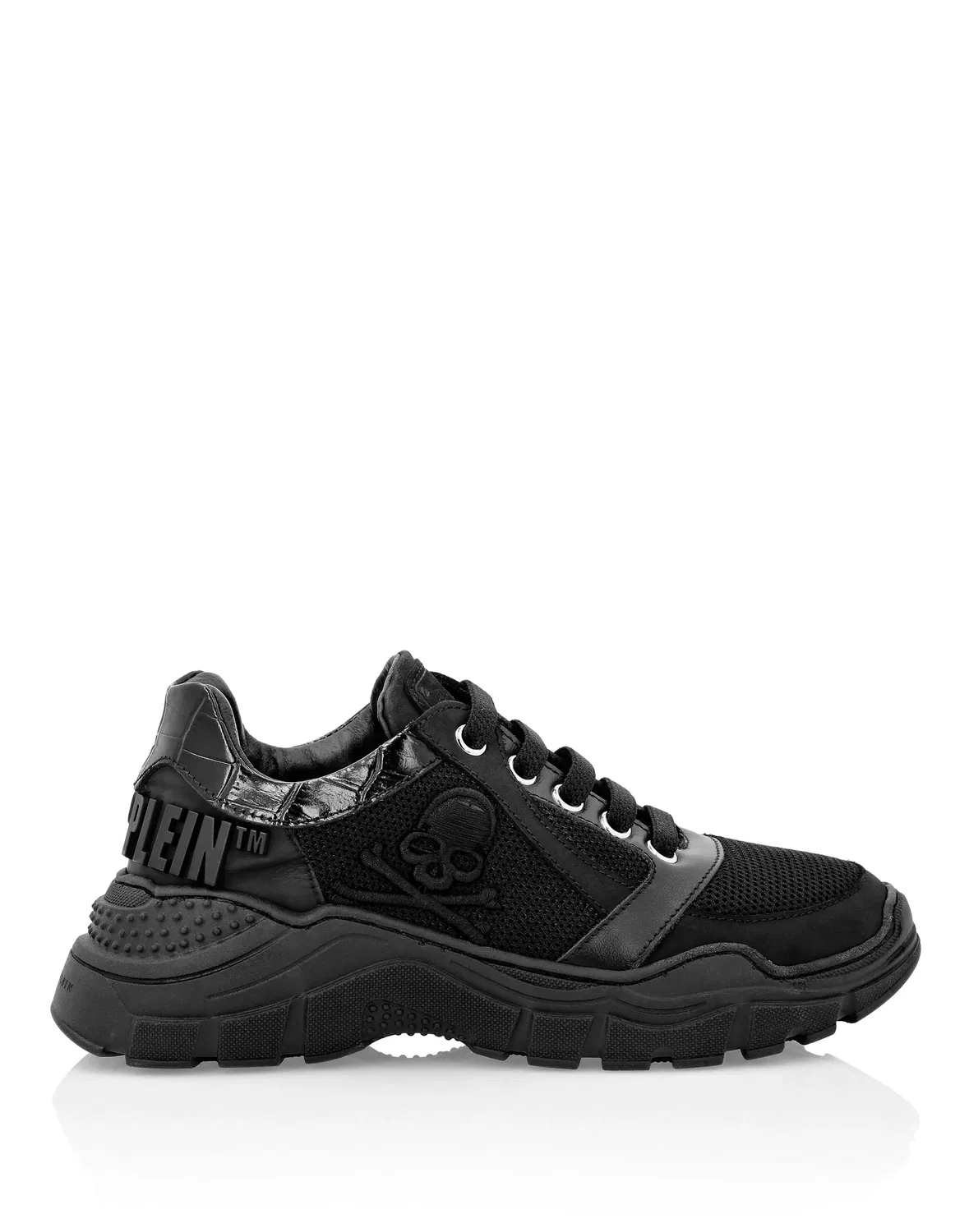 Детские кроссовки Runner Skull PHILIPP PLEIN, черный — фото 2