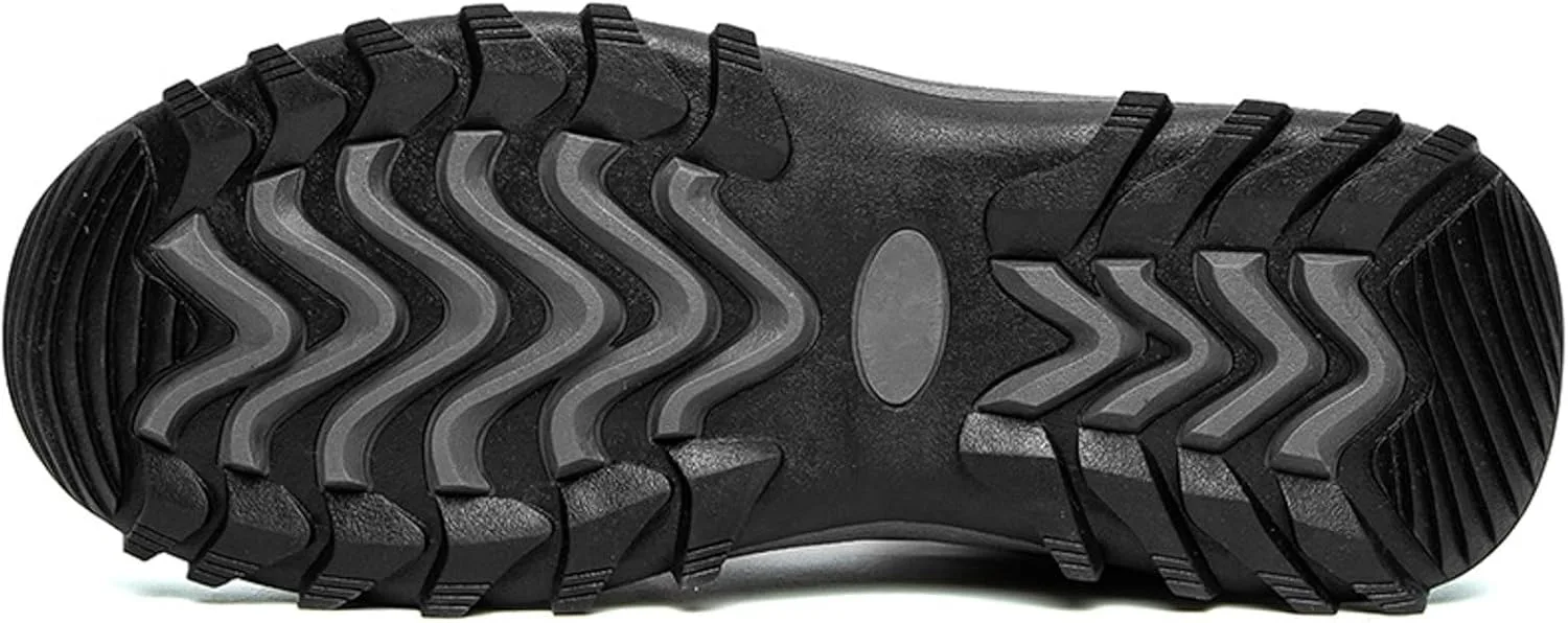 

Мужские зимние ботинки Snow с водонепроницаемой утепленной меховой подкладкой, шнуровкой, теплые, противоскользящие, с удобной посадкой, для походов и прогулок Generic, черный